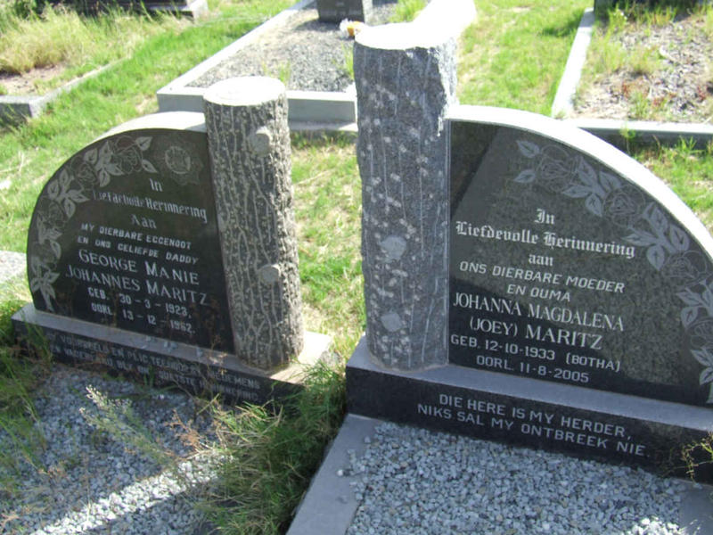 Photo from /search/photos/South Africa/Eastern Cape/QUEENSTOWN CEMETERY/MARITZ_gmj.JPG